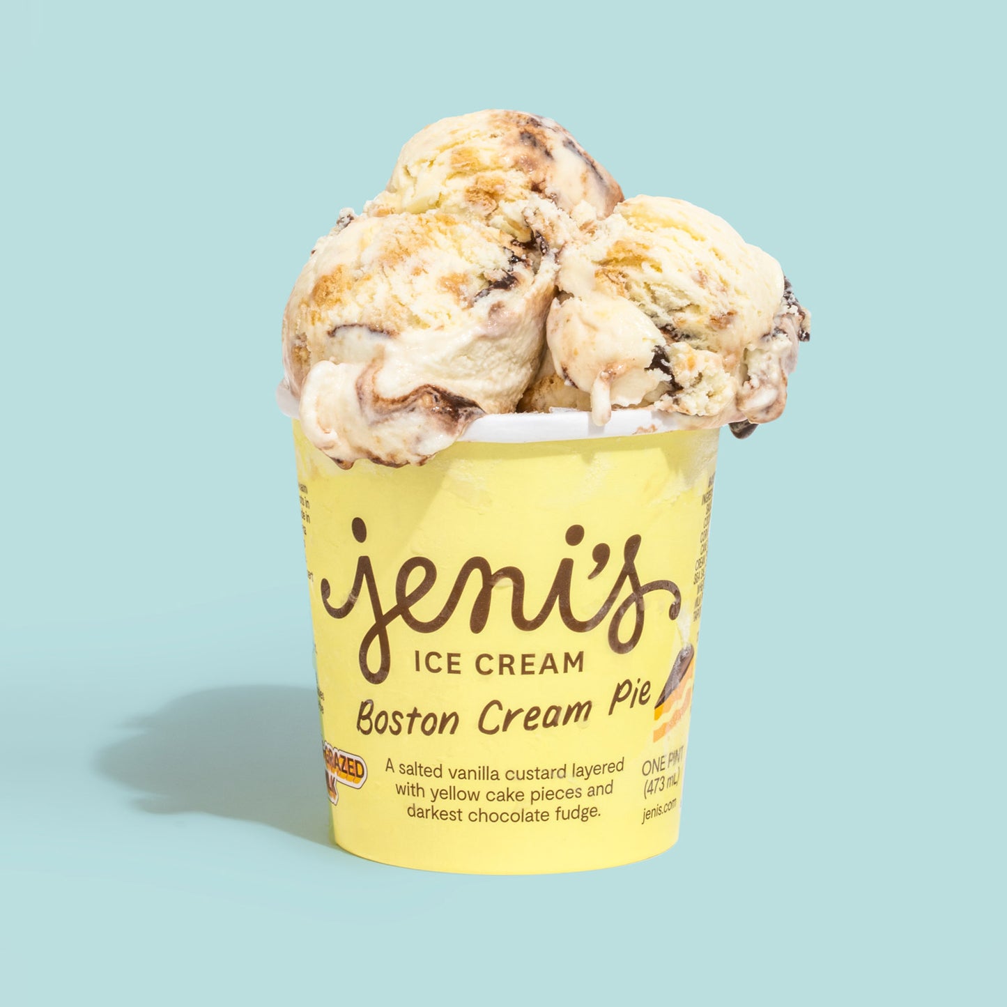 Boston Cream Pie Pint Jeni's Splendid Ice Creams