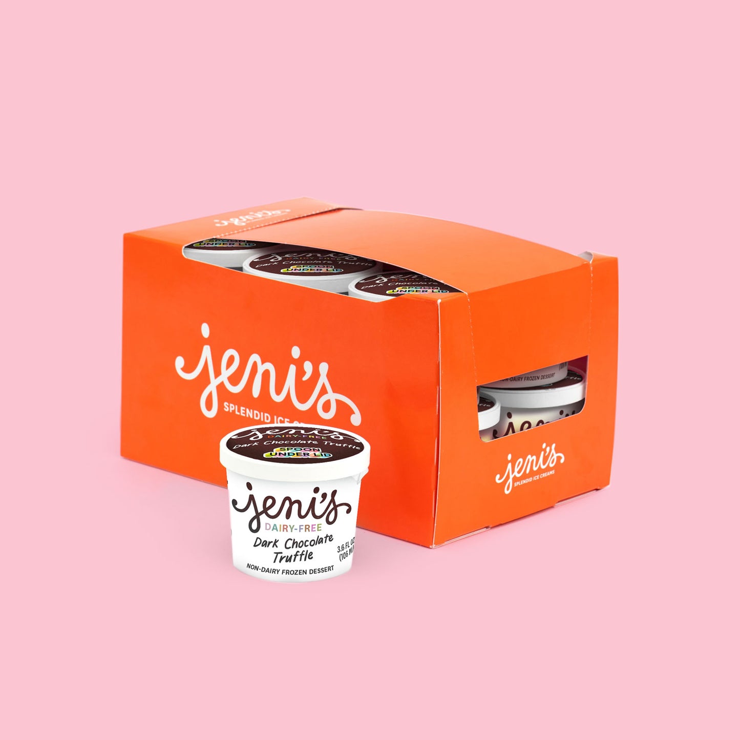 Dark Chocolate Truffle Street Treats (12-pack) Pint Bundle Jeni's Splendid Ice Creams
